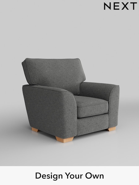 Chunky Chenille/Dark Grey Stamford Grand Relaxed Sit (W42236) | £799