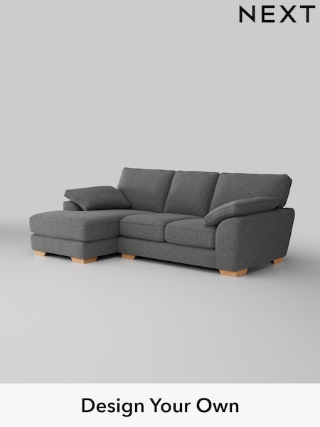 Chunky Chenille/Dark Grey Stamford Grand Relaxed Sit (W42236) | £2,275