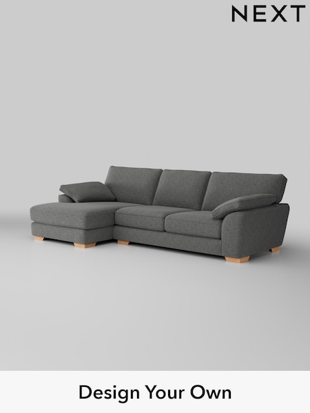 Chunky Chenille/Dark Grey Stamford Grand Relaxed Sit (W42236) | £2,550