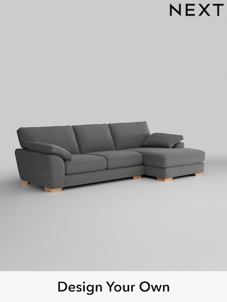 Chunky Chenille/Dark Grey Stamford Grand Relaxed Sit (W42236) | £2,550