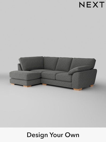 Chunky Chenille/Dark Grey Stamford Grand Relaxed Sit (W42236) | £2,375