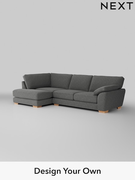 Chunky Chenille/Dark Grey Stamford Grand Relaxed Sit (W42236) | £2,525