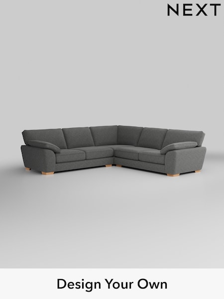 Chunky Chenille/Dark Grey Stamford Grand Relaxed Sit (W42236) | £3,025