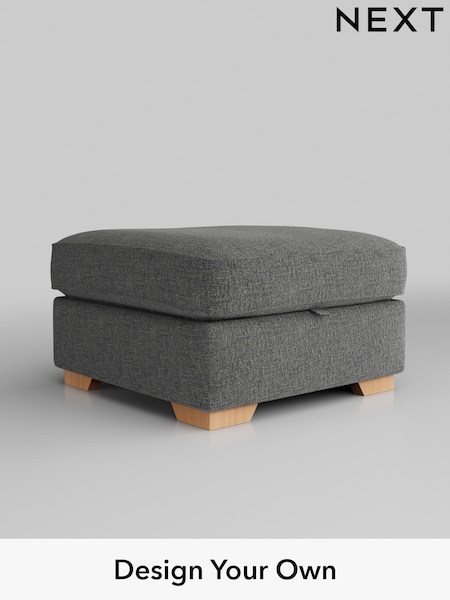 Chunky Chenille/Dark Grey Stamford Buttoned Back (W42237) | £499