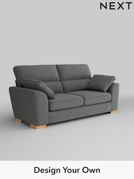 Chunky Chenille/Dark Grey Stamford Highback (W42238) | £1,299