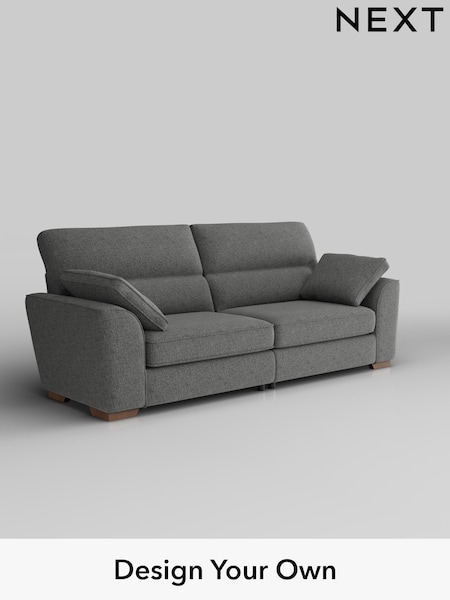 Chunky Chenille/Dark Grey Stamford Highback (W42238) | £1,399