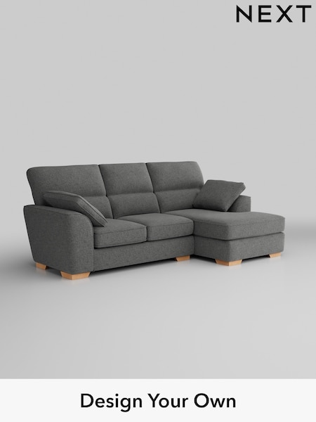 Chunky Chenille/Dark Grey Stamford Highback (W42238) | £1,875