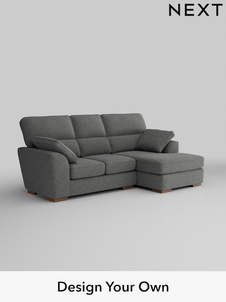 Chunky Chenille/Dark Grey Stamford Highback (W42238) | £2,025