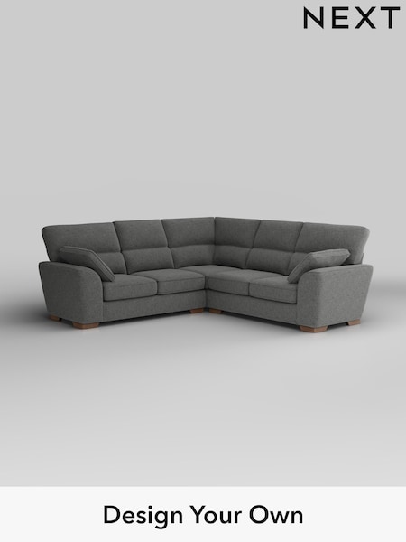 Chunky Chenille/Dark Grey Stamford Highback (W42238) | £2,425