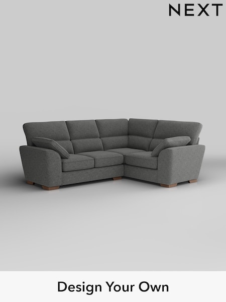Chunky Chenille/Dark Grey Stamford Highback (W42238) | £2,150