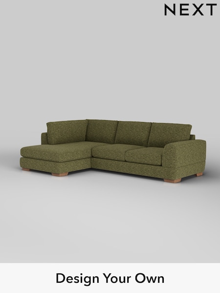 Chunky Chenille/Dark Moss Green Clayton (W42241) | £1,825