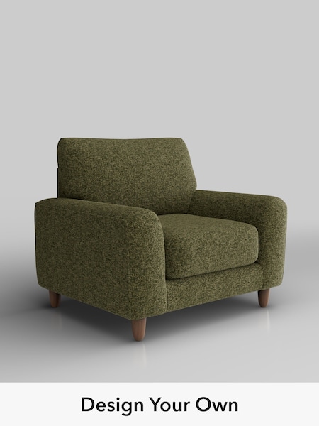 Chunky Chenille/Dark Moss Green Campbell (W42244) | £875