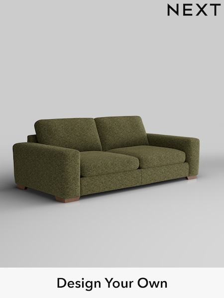 Chunky Chenille/Dark Moss Green Houghton Deep Sit (W42246) | £1,375