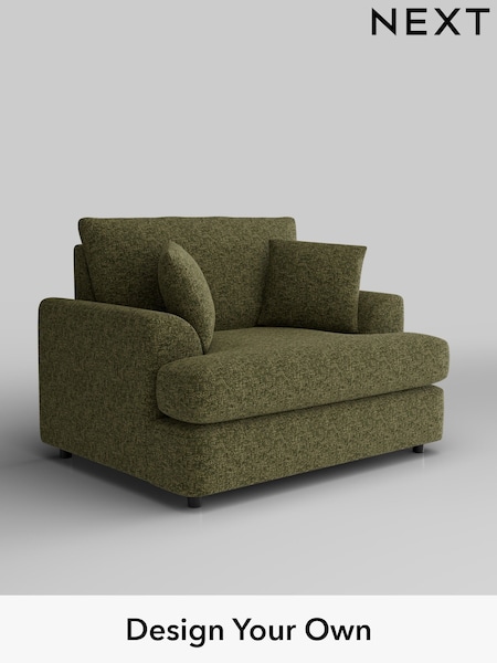 Chunky Chenille/Dark Moss Green Parker Platform (W42248) | £975