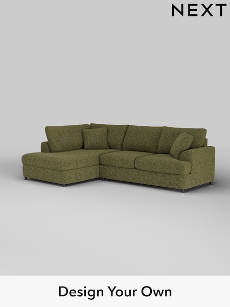 Chunky Chenille/Dark Moss Green Parker Platform (W42248) | £2,250