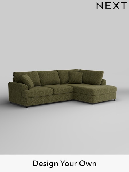 Chunky Chenille/Dark Moss Green Parker Platform (W42248) | £2,250