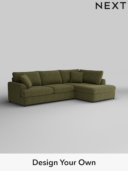 Chunky Chenille/Dark Moss Green Parker Platform (W42248) | £2,350
