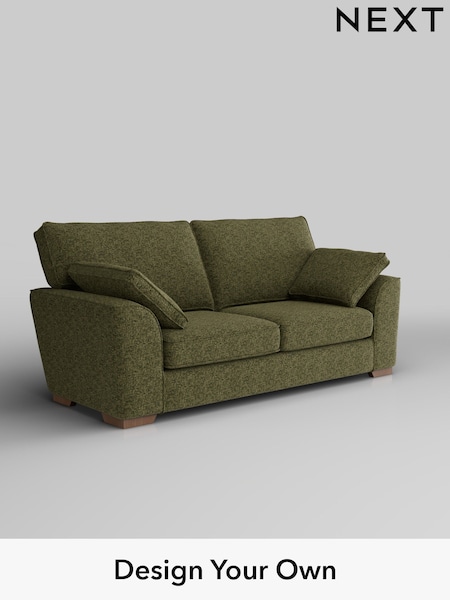 Chunky Chenille/Dark Moss Green Stamford (W42249) | £1,250