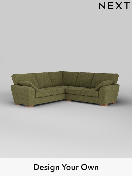 Chunky Chenille/Dark Moss Green Stamford (W42249) | £2,350