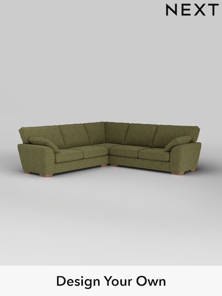 Chunky Chenille/Dark Moss Green Stamford (W42249) | £2,550