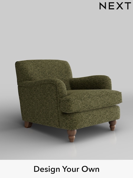 Chunky Chenille/Dark Moss Green Lilly Ii (W42250) | £650