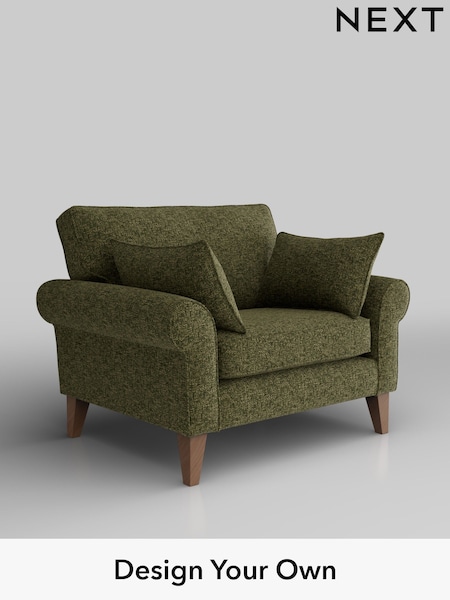 Chunky Chenille/Dark Moss Green Mallory (W42253) | £725