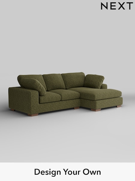 Chunky Chenille/Dark Moss Green N Premium The Snuggle Grand (W42257) | £2,575