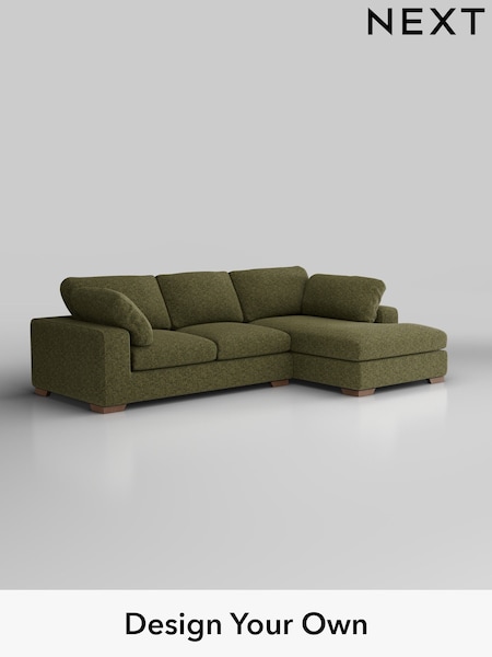 Chunky Chenille/Dark Moss Green N Premium The Snuggle Grand (W42257) | £2,750