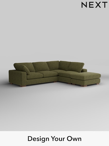 Chunky Chenille/Dark Moss Green N Premium The Snuggle Grand (W42257) | £3,499