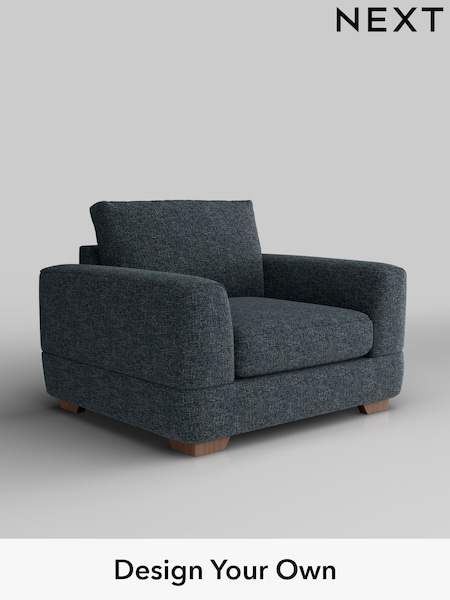 Chunky Chenille/Dark Navy Blue Clayton (W42258) | £850