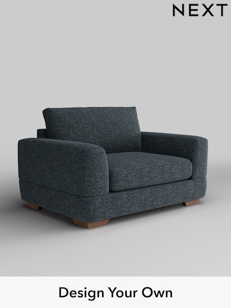 Chunky Chenille/Dark Navy Blue Clayton (W42258) | £950