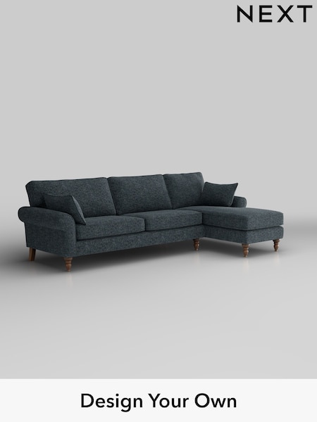 Chunky Chenille/Dark Navy Blue Mallory (W42265) | £1,575