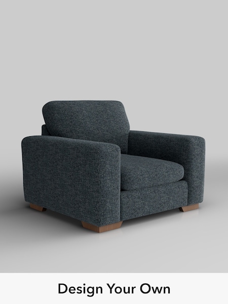 Chunky Chenille/Dark Navy Blue Houghton Deep Sit (W42270) | £875