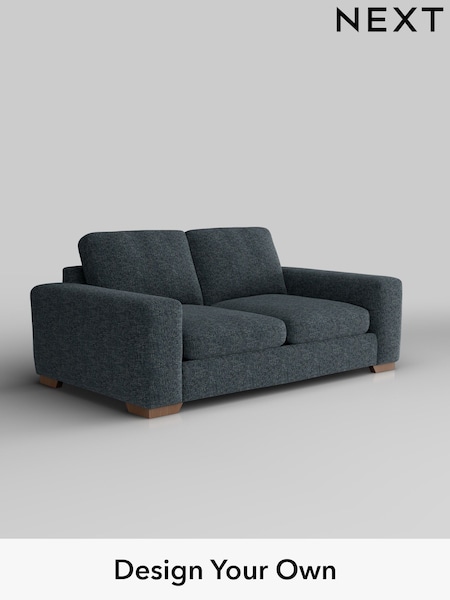 Chunky Chenille/Dark Navy Blue Houghton Deep Sit (W42270) | £1,275