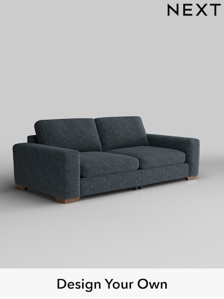 Chunky Chenille/Dark Navy Blue Houghton Deep Sit (W42270) | £1,475