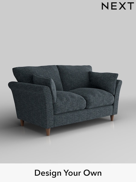 Chunky Chenille/Dark Navy Blue Hartley Relaxed Sit (W42271) | £1,075