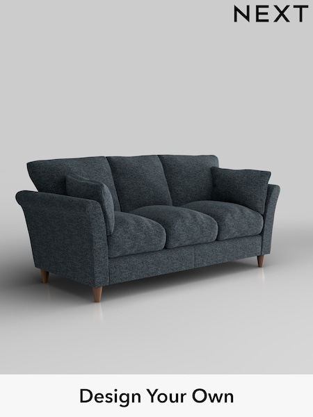 Chunky Chenille/Dark Navy Blue Hartley Relaxed Sit (W42271) | £1,275