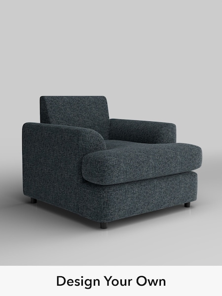 Chunky Chenille/Dark Navy Blue Parker Platform (W42272) | £875