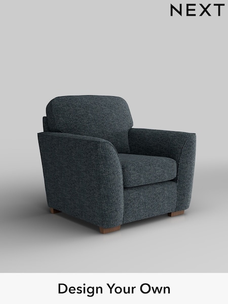 Chunky Chenille/Dark Navy Blue Malvern (W42273) | £625