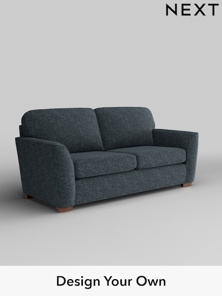 Chunky Chenille/Dark Navy Blue Malvern (W42273) | £1,075