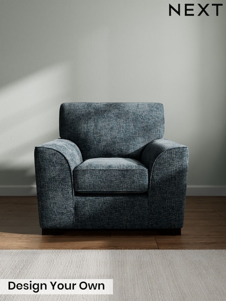 Chunky Chenille/Dark Navy Blue Stamford (W42274) | £750