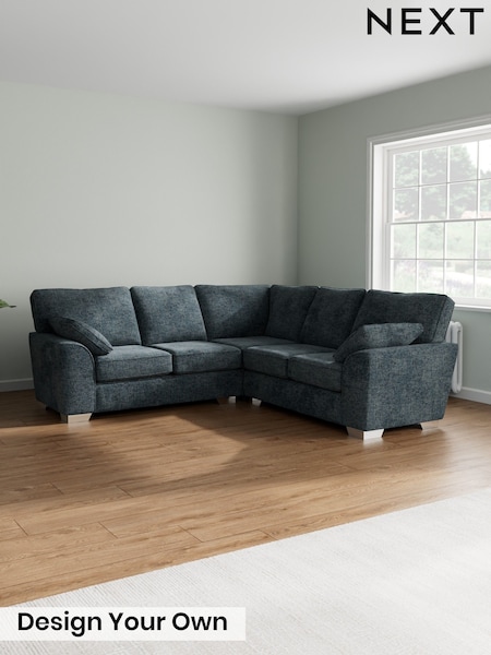 Chunky Chenille/Dark Navy Blue Stamford (W42274) | £2,350