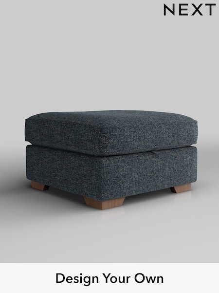 Chunky Chenille/Dark Navy Blue Stamford Highback (W42275) | £499