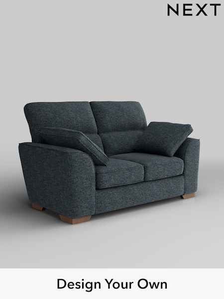 Chunky Chenille/Dark Navy Blue Stamford Highback (W42275) | £1,099