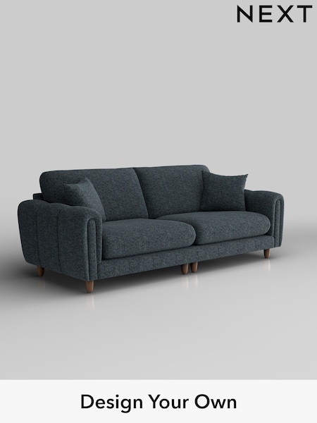 Chunky Chenille/Dark Navy Blue Odella (W42280) | £1,475