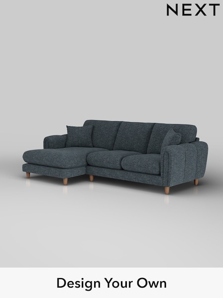 Chunky Chenille/Dark Navy Blue Odella (W42280) | £1,950