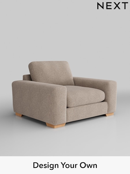 Chunky Chenille/Light Dove Houghton Deep Relaxed Sit (W42281) | £1,025