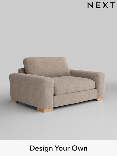 Chunky Chenille/Light Dove Houghton Deep Relaxed Sit (W42281) | £1,225