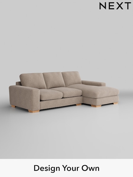 Chunky Chenille/Light Dove Houghton Deep Relaxed Sit (W42281) | £2,125