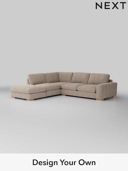 Chunky Chenille/Light Dove Houghton Deep Relaxed Sit (W42281) | £2,625